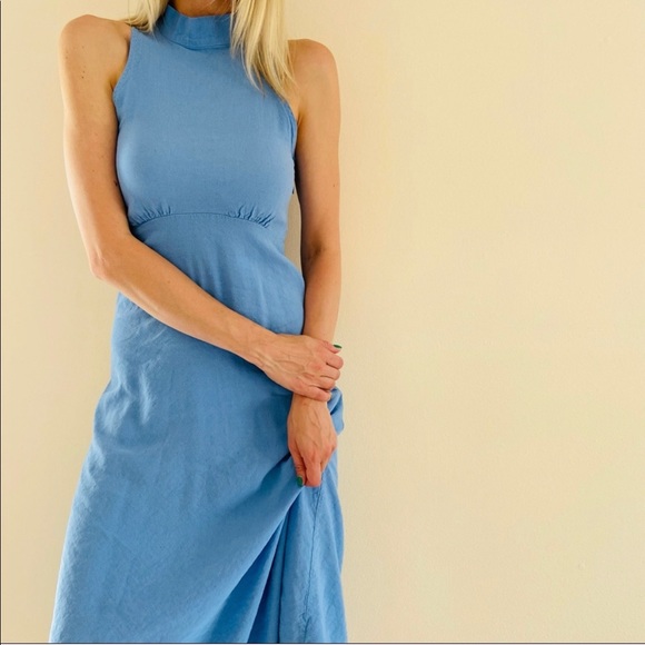Zara Dresses & Skirts - ZARA RUSTIC HALTER NECK DRESS
